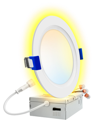 4”6” Slim LED Downlight With Night Light And 5CCT