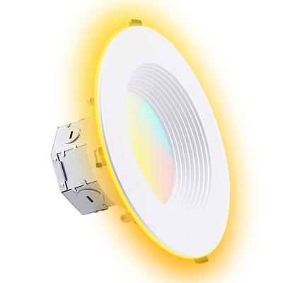 4”6”J-BOX Baffle LED Downlight With Night Light